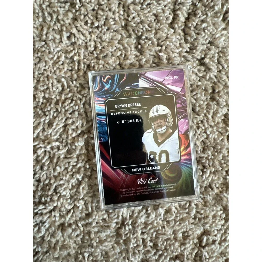 Bryan Bresee 2023 Wild Card WildChrome Saints 3/8 Rookie